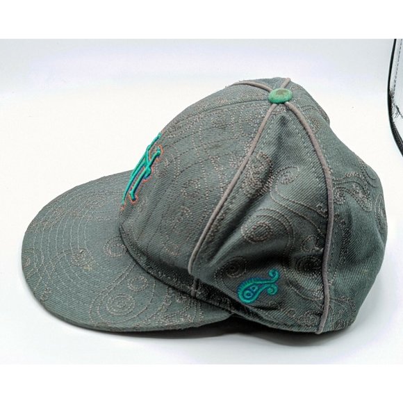 Hella Tight HT Brand Embroidered Gray Green Hat Cap **Read** - Picture 6 of 12